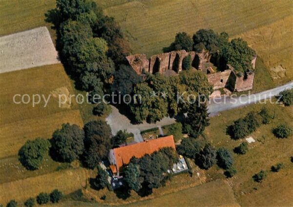 Bad Kissingen Terrassencafe Ruine Aura Fliegeraufnahm