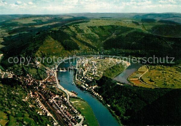 Hirschhorn Neckar Fliegeraufnahme