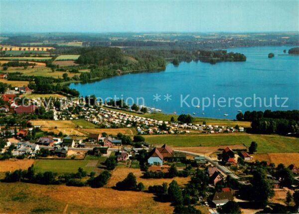 Dersau Fliegeraufnahme am Grossen Plöner See