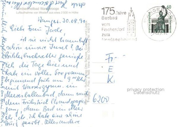 Wangerooge Nordseebad Fliegeraufnahme – Bild 2