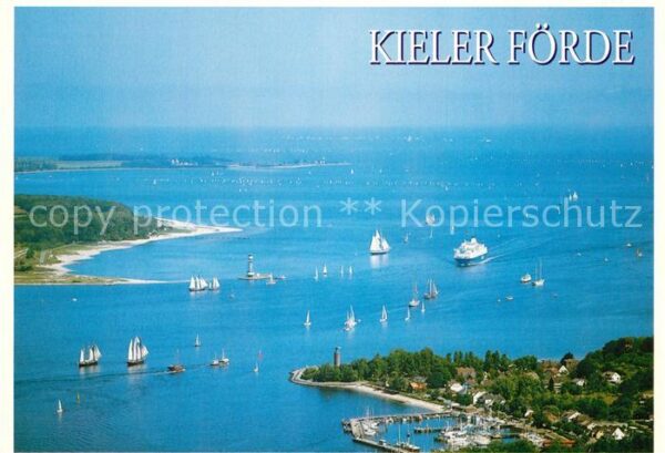 Kiel Fliegeraufnahme mit Kieler Förde Hafen