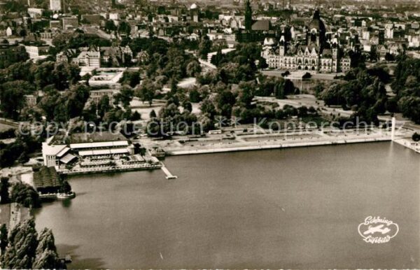 Hannover Fliegeraufnahme Maschsee Nordufer