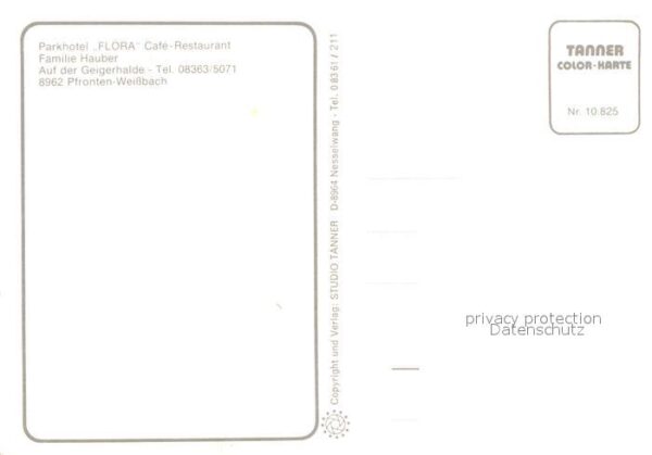 Weissbach Pfronten Parkhoteel Flora Cafe Restaurant – Bild 2