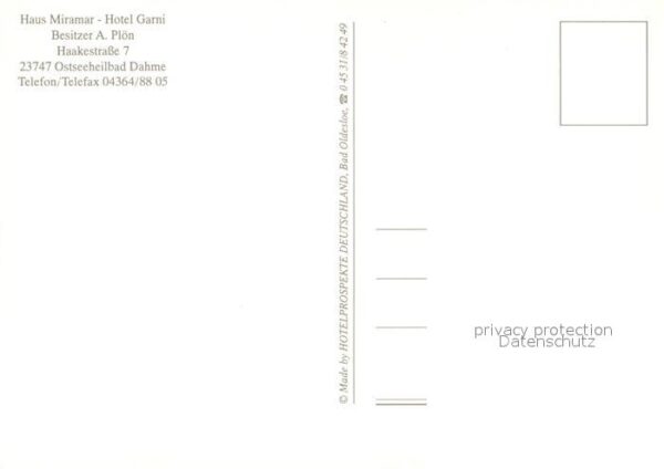 Dahme Ostseebad Haus Miramar Hotel Garni – Bild 2