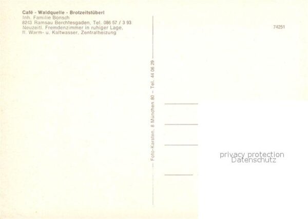 Ramsau Berchtesgaden Cafe Waldquelle Brotzeitstüberl – Bild 2