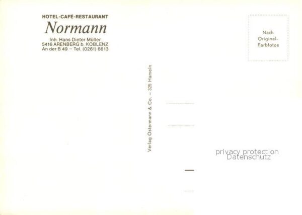 Arenberg Koblenz Hotel Cafe Restaurant Normann – Bild 2