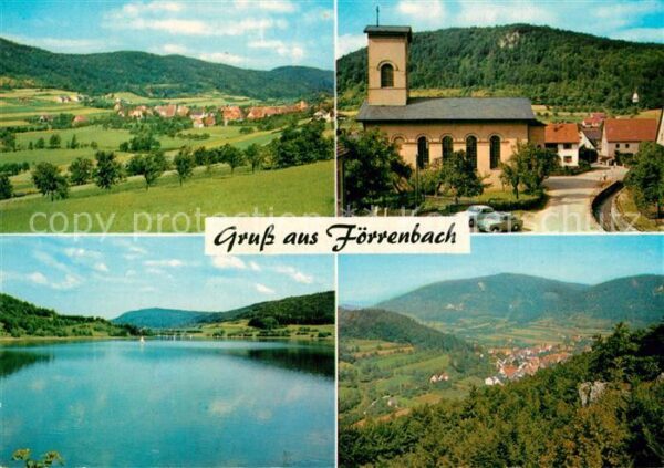 Foerrenbach Panorama Kirche See