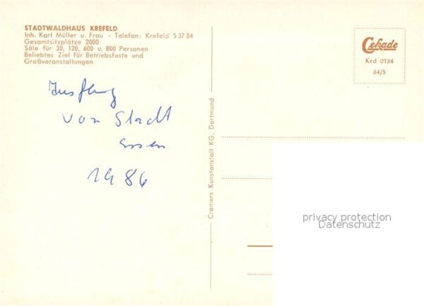 Krefeld Stadtwaldhaus – Bild 2