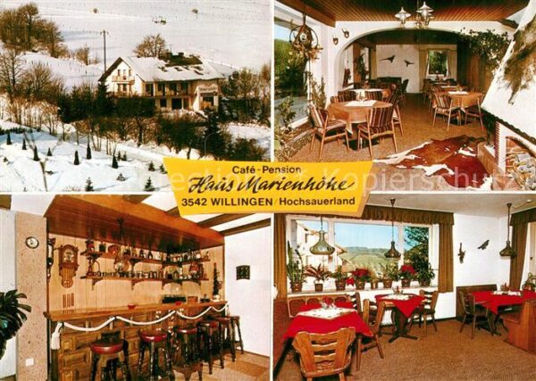 Willingen Sauerland Cafe Pension Haus Marienhöhe
