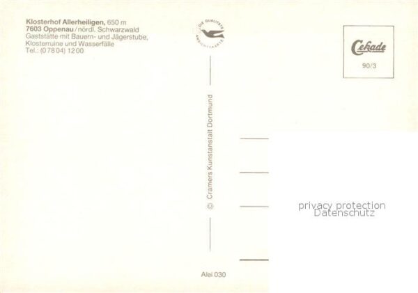 Oppenau Gaststätte Allerheiligen – Bild 2
