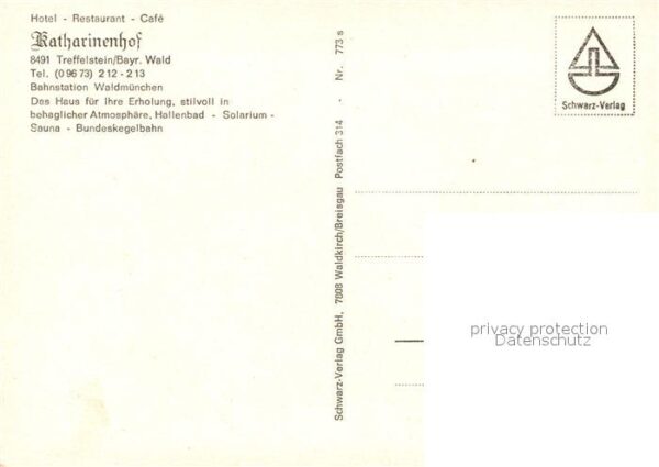 Treffelstein Hotel Restaurant Cafe Katharinenhof – Bild 2