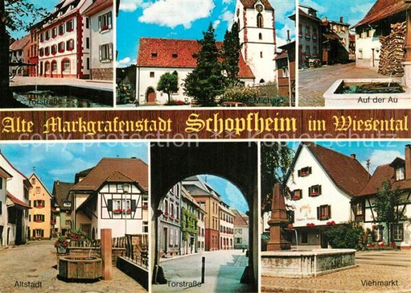 Schopfheim Viehmarkt Altstadt Auf der Au Torstraße