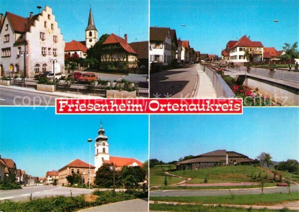 Friesenheim Baden Rathausplatz Kirchen Sternenberghalle