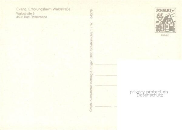 Bad Rothenfelde Evangelisches Erholungsheim Waldstraße – Bild 2