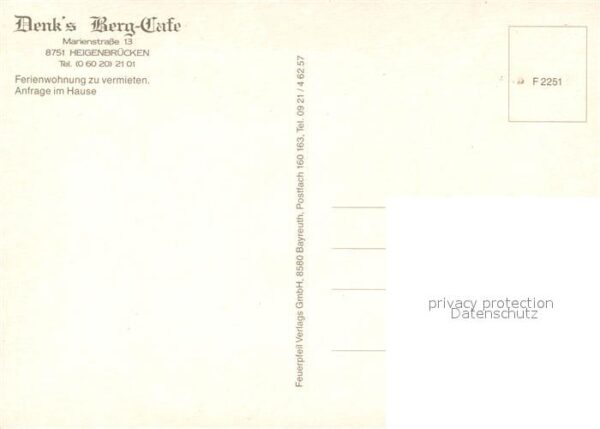 Heigenbruecken Denk Berg Cafe Speisesaal – Bild 2