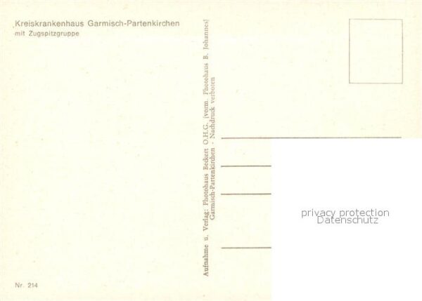 Garmisch-Partenkirchen Kreiskrankenhaus Zugspitzgruppe – Bild 2