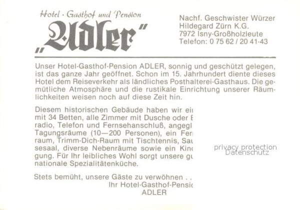 Grossholzleute Gästehaus Adler – Bild 2