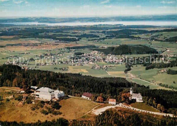 Maria Eck Fliegeraufnahme Kloster Wallfahrtskirch