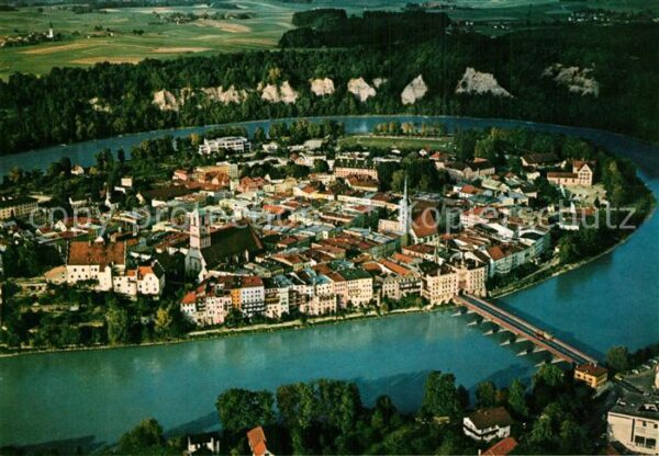 Wasserburg Inn Fliegeraufnahme