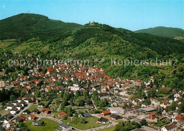 Auerbach Bergstrasse Fliegeraufnahme