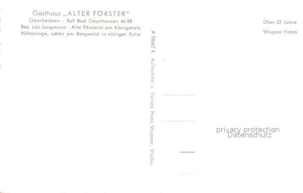 Bad Oeynhausen Gasthaus Alter Förster – Bild 2