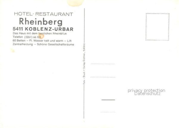 Urbar Koblenz Hotel Restaurant Rheinberg – Bild 2