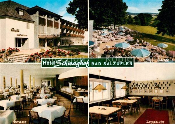 Bad Salzuflen Hotel Schwaghof Terrasse Gastraum Jagds
