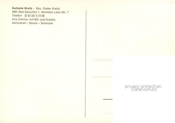 Bad Salzuflen Kurheim Kreitz Hallenbad Gastraum – Bild 2
