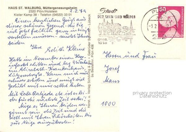 Ploen See Haus St Walburg Park Gastraum See – Bild 2