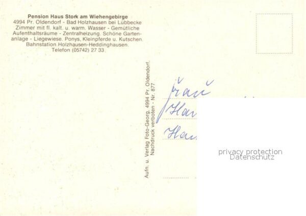 Bad Holzhausen Luebbecke Pension Haus Stork Park Brunnen – Bild 2