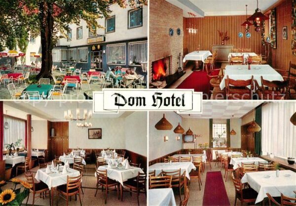 Werl Westfalen Dom Hotel Gasträume Terrasse