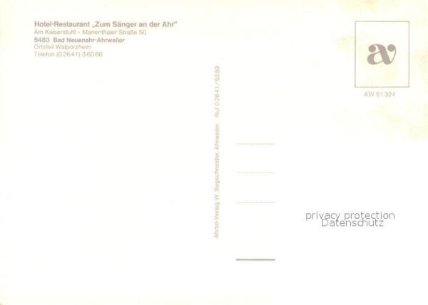 Bad Neuenahr-Ahrweiler Hotel Restaurant Zum Sänger an der Ahr – Bild 2
