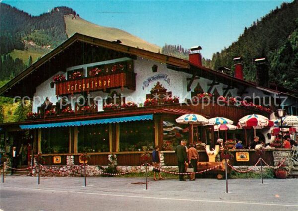 Spitzingsee Postgasthof See Cafe St Bernhard