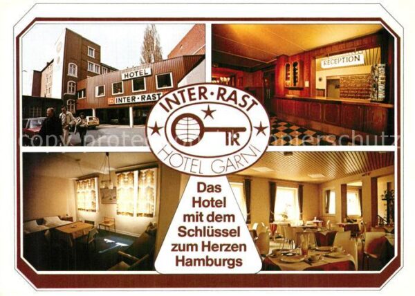Hamburg Inter Rast Hotel Garni Reception Zimmer