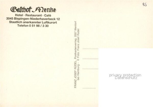 Niederhaverbeck Gasthof Menke Heideblick Jagdzimmer Alt – Bild 2