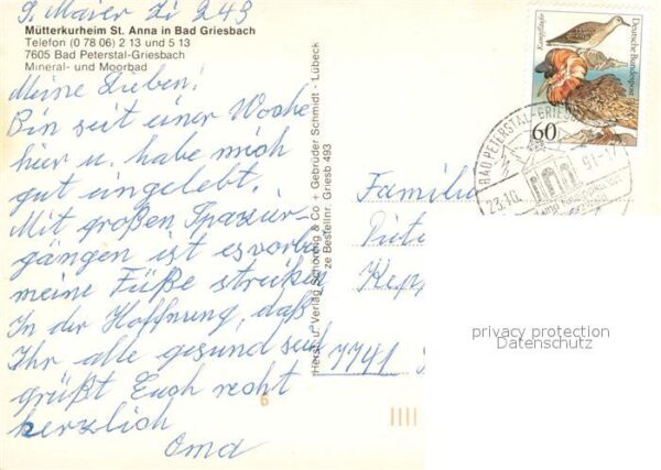 Bad Peterstal-Griesbach Mütterkurheim St Anna – Bild 2
