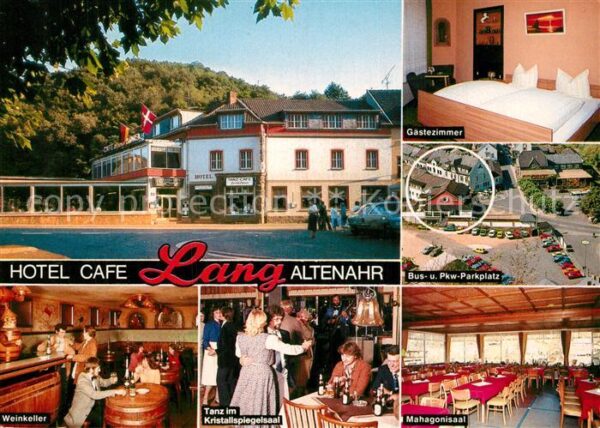 Altenahr Hotel Cafe Lang Weinkeller Tanz Gästezi