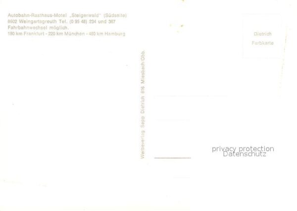 Weingartsgreuth Autobahn Rasthaus Steigerwald – Bild 2