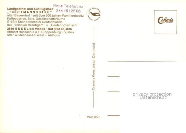 Endel Vechta Landgasthof Engelmannsbäke – Bild 2