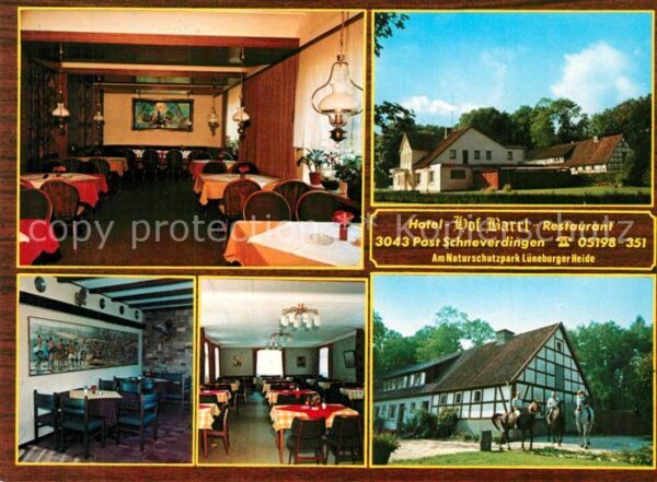 Schneverdingen Hotel Hof Barrl Gasträume Fachwerkhaus