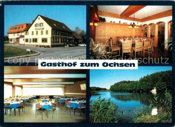 Ammertsweiler Gasthof zum Ochsen Gaststube Speisesaal