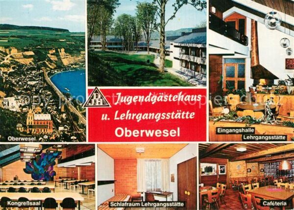 Oberwesel Rhein Panorama Eingangshalle Lehrgangsstätte