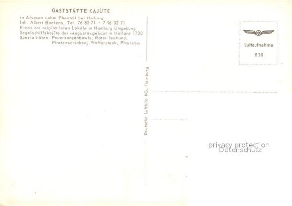 Alvesen Gaststätte Kajüte – Bild 2