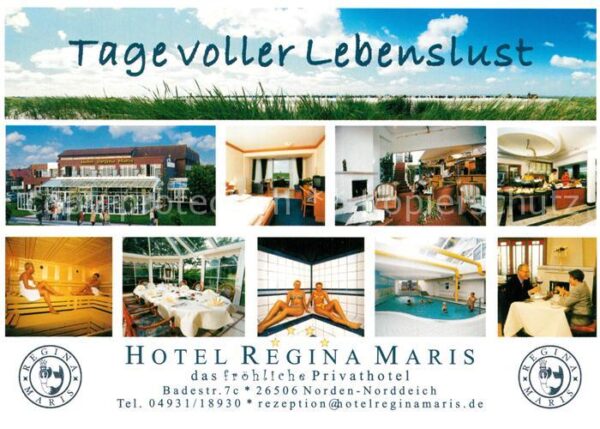Norden Norddeich Ostfriesland Hotel Regina Maris Gasträume Sauna Hall