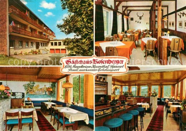 Mespelbrunn Gästehaus Rosenberger Gasträume Bar
