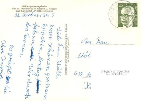 Eppstein Taunus Müttergenesungsheim der Ev Frauenhilfe – Bild 2