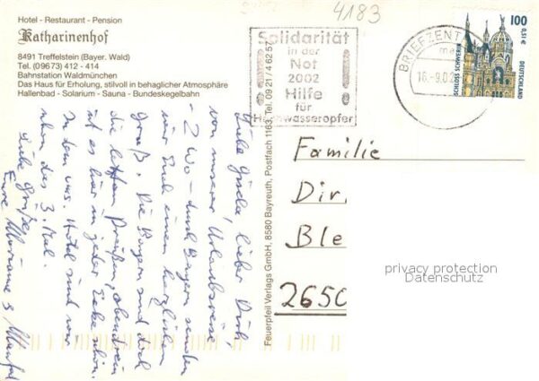 Treffelstein Hotel Restaurant Katharinenhof – Bild 2