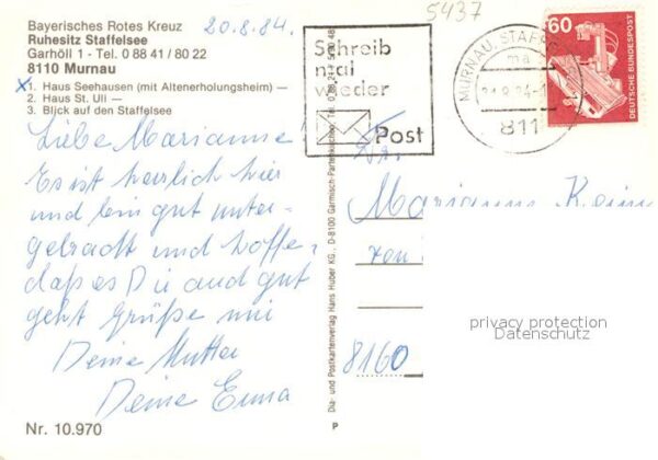 Murnau Staffelsee Bayrisches Rotes Kreuz Haus Seehausen H – Bild 2