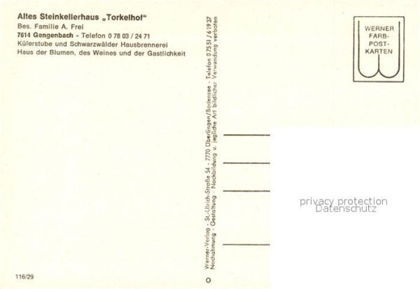 Gengenbach Altes Steinkellerhaus Torkelhof – Bild 2