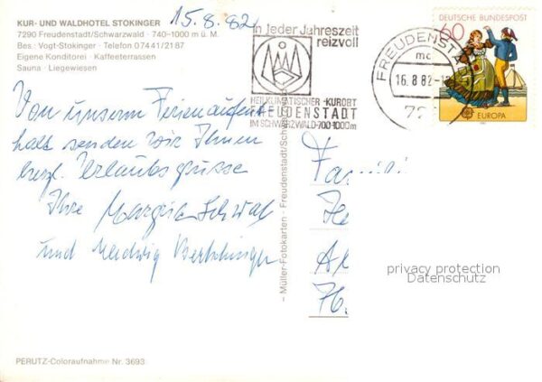 Freudenstadt Kur und Waldhotel Stokinger Gastäume Te – Bild 2